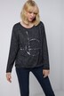 Sweatshirt, grafischer Print, Rundhals, Langarm