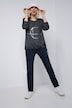 Sweatshirt, grafischer Print, Rundhals, Langarm