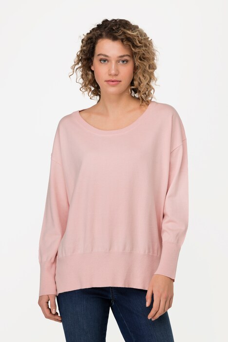 Pullover, Rundhals, Langarm, weicher Feinstrick