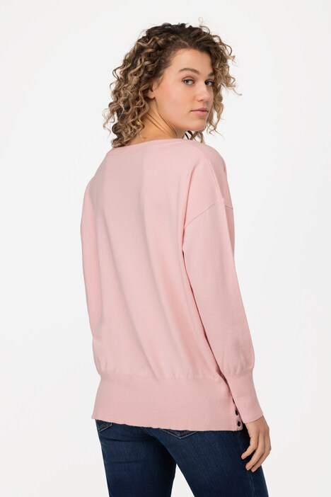 Pullover, Rundhals, Langarm, weicher Feinstrick