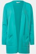 Strickjacke, lange, offene Form, Langarm