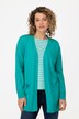 Strickjacke, lange, offene Form, Langarm
