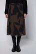 Faltenrock Identity, Chiffon, Elastikbund, Komplettfutter