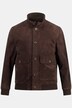 JP1880 Lederjacke, Veloursleder, Stehkragen, Knopfleiste, bis 7 XL