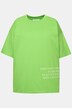 T-skjorte, oversized, skrift-print, rund hals, korte ermer