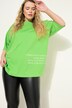 T-skjorte, oversized, skrift-print, rund hals, korte ermer