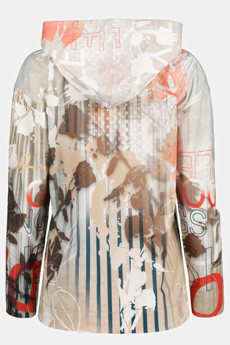 Hoodie Identity, Sweater, Allover Print, Kapuze, Langarm