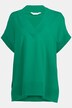 Pullunder, Oversized, V-Ausschnitt, Seitenschlitze