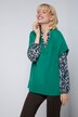 Pullunder, Oversized, V-Ausschnitt, Seitenschlitze
