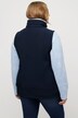 Softshell-vest med fleecefor, 2-vejs-lynlås, ståkrave