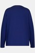 T-shirt, coutures décoratives, col montant, manches longues