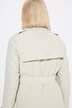 Trenchcoat, A-linje, skjortekrage, knytebelte