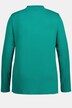 Shirt, Cut-Out, Classic, Stehkragen, Langarm