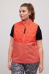 Funktionel softshell-vest, fleecefoer, 2-vejs-lynlås