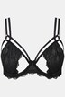 Soutien-gorge à armatures, bandes fantaisie et dentelle