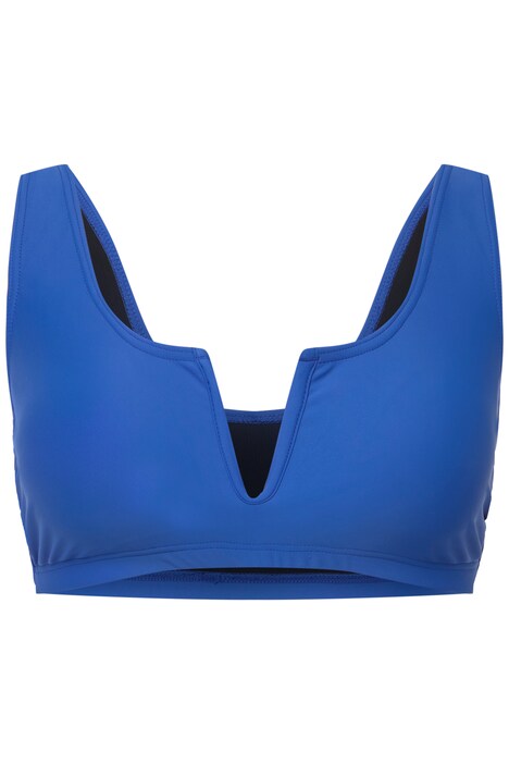 Bikiny top, měkké košíčky, rozparek do V