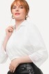 Chemisier traditionnel Dirndl. Col chemise et manches 3/4. Base élastique et dentelle