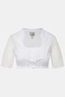 folklore jurkblouse, opstaande kraag, carréhals, 3/4-mouwen