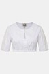 Chemisier traditionnel Dirndl. Encolure ronde et manches courtes. Dentelles