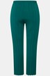 Pantalon en maille finement côtelée, jambes larges et droites, taille élastique