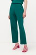 Pantalon en maille finement côtelée, jambes larges et droites, taille élastique