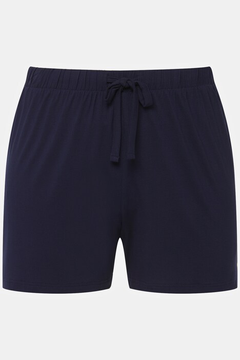 Schlafshorts, 2er-Pack, uni/Ringel, Elastikbund
