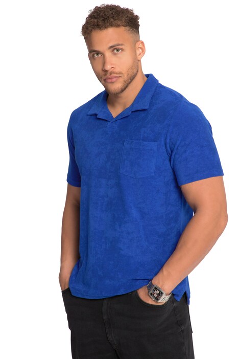 STHUGE polo shirt, terry fabric, short sleeve, Cuba collar, up to 8XL