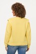 Maglione in maglia lavorata con scollo a V e maniche lunghe