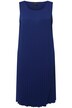 Plisované šaty, A střih, kulatý výstřih, bez rukávů