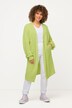 Cardigan dal taglio lungo e oversize a palloncino con maniche a pipistrello