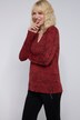 Sweatshirt, Jacquard-Muster, Tunika-Ausschnitt, Langarm