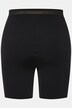 Bermuda gainant, taille haute. Large ceinture en mesh, effet cache-cœur