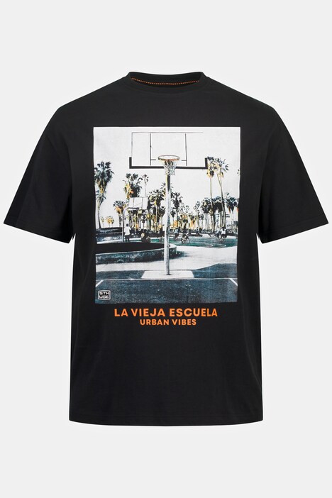 STHUGE T-Shirt, Halbarm, oversized, Foto Print, bis 8 XL
