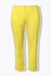 Pantalon, jambe slim. Taille élastique. Plis fantaisie. Petites fentes aux chevilles