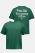 T-shirt oversized STHUGE, manches courtes et imprimé dans le dos - jusqu'au 8 XL