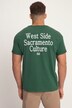 T-shirt oversized STHUGE, manches courtes et imprimé dans le dos - jusqu'au 8 XL