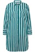 Oversize košile, pruhy, límeček, dlouhé rukávy