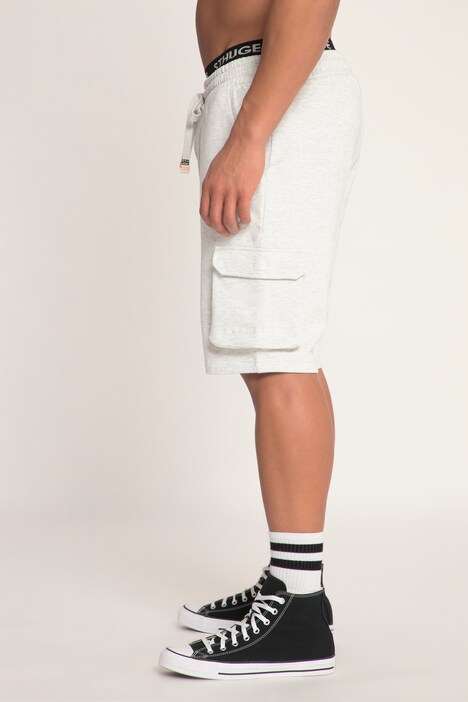 STHUGE cargo-bermuda, sweat, elastische band, veel zakken, tot 8 XL