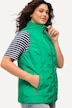 Bodywarmer, decoratieve naden, opstaande kraag, ritszakken