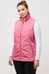 Bodywarmer, decoratieve naden, opstaande kraag, ritszakken