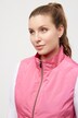 Bodywarmer, decoratieve naden, opstaande kraag, ritszakken