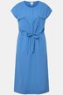 Robe midi, sans manches. Style Utility, avec décolleté en V. Coton bio.