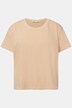 T-shirt, rund hals, halværmer, økologisk bomuld