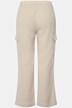 Pantalon cargo à jambe large. Poches cargo et agrafe de fermeture.