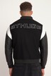 STHUGE college-pilotjakke, ekte skinnermer, opptil 7XL