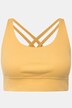 Bustier, žebrovaný žerzej, hranatý výstřih, biobavlna