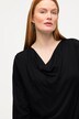 Maglia dal design asimmetrico con scollo a goccia e maniche a 3/4