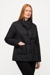 Veste matelassée, bordure en perles, col en V