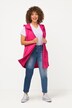 Melange Knit Fleece-Lined Vest with Hood