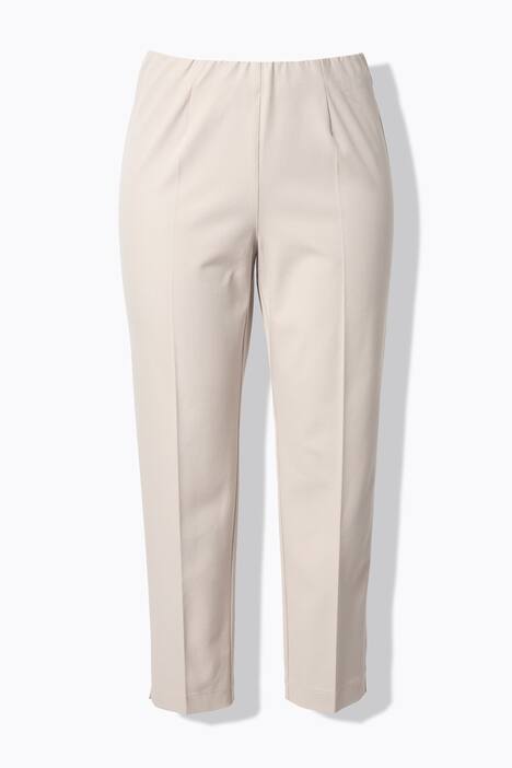7/8-broek, biezen, smalle broekspijpen, elastische tailleband